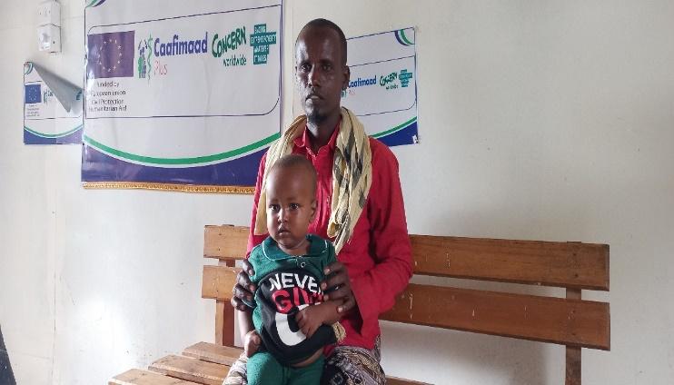 Salman's grin returns after months of therapy at the Concern World Wide Treatment Center in Mogadishu.